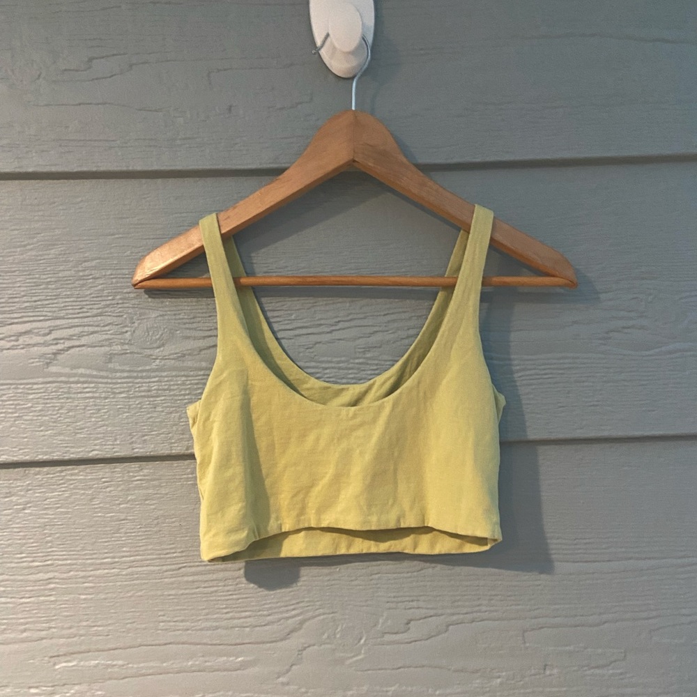 Cotton on greenish crop top